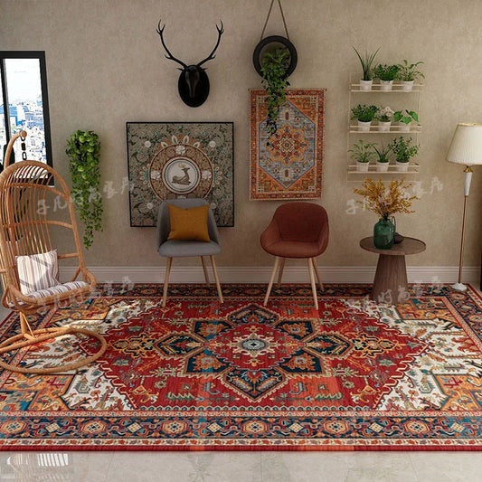 American Retro Living Room Decoration Carpet