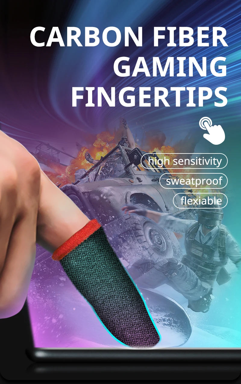 Finger Sleeve For Touch Screen Mobile Gaming